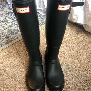 Women's Original Tall Rain Boots: Black